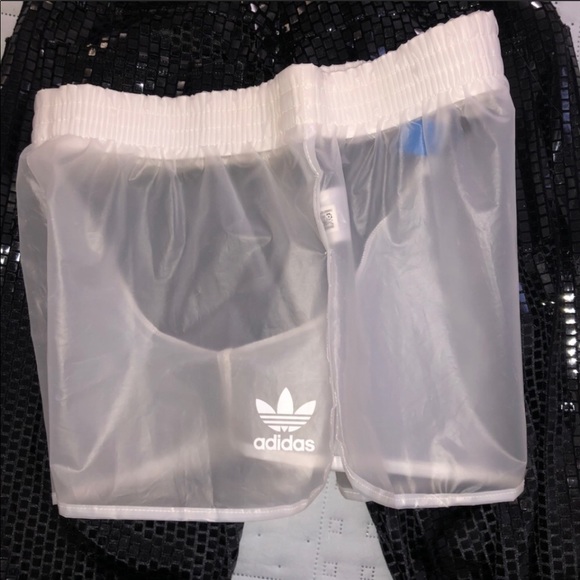 adidas plastic shorts